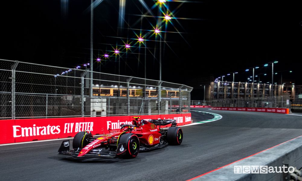 Qualifiche F1 Gp Arabia Saudita 2022 Ferrari Carlos Sainz