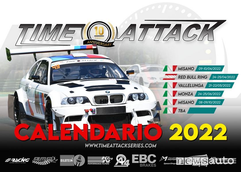 Calendario Time Attack Italia 2022