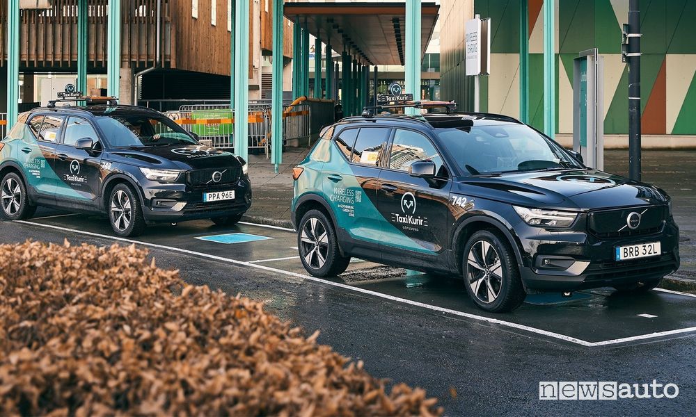 Ricarica wireless per auto elettriche Volvo come funziona
