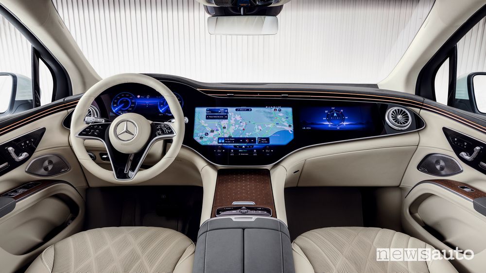 Plancia strumenti abitacolo Mercedes-Benz EQS SUV