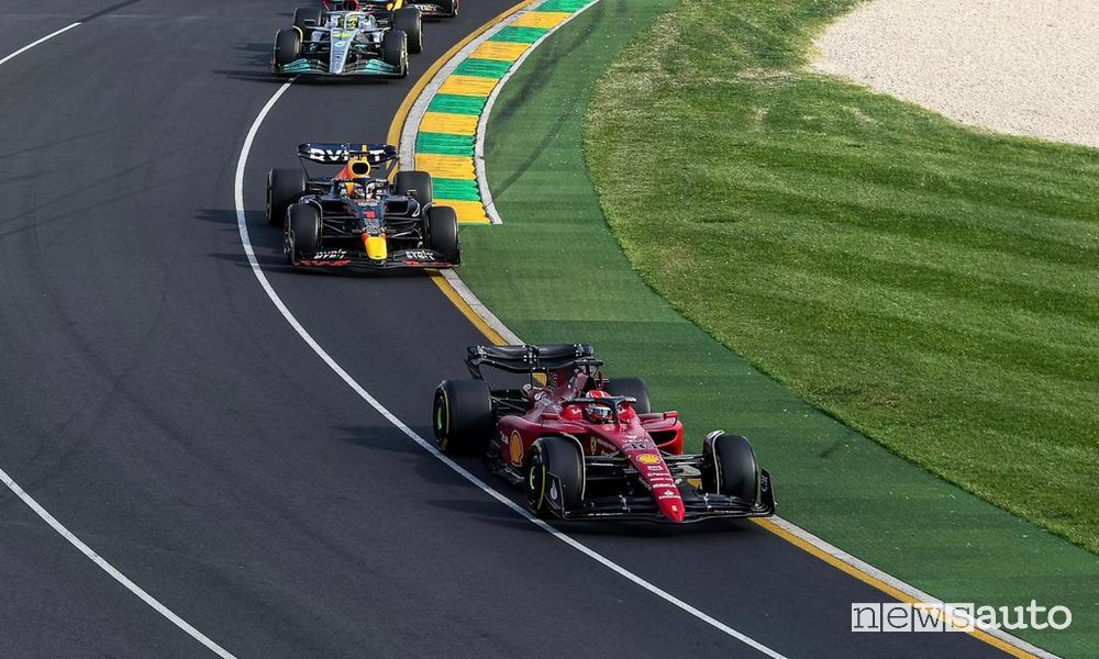F1 Gp Australia 2022 gara Ferrari Leclerc