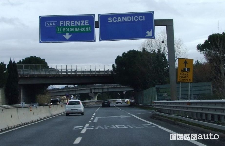 Sulle superstrade (strade extraurbane primarie) il limite è di 110 km/h