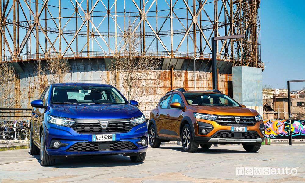 Dacia Sandero e Sandero Stepway GPL ECO-G auto economiche sotto i 15.000 euro 