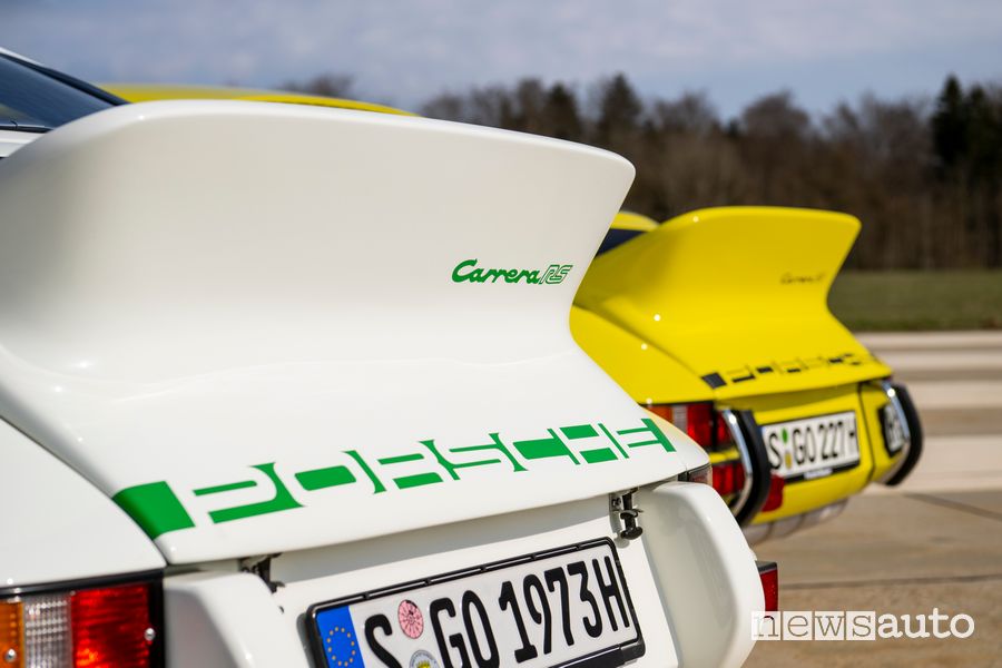 Spoiler Presa d'aria motore Porsche 911 Carrera RS 2.7 "coda d'anatra"