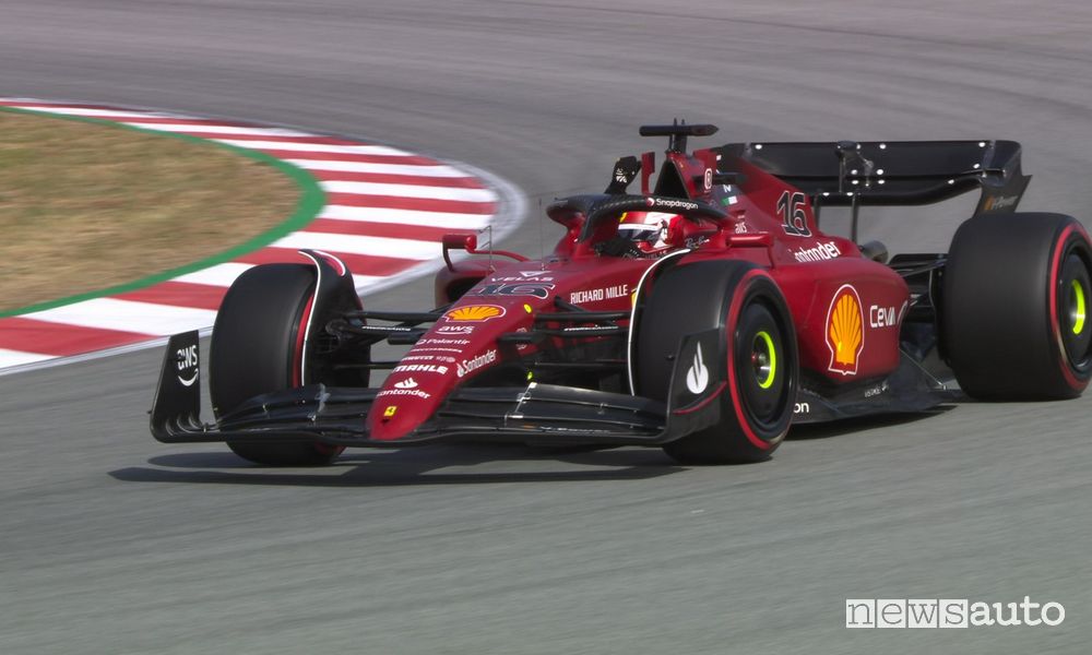Qualifiche F1 Gp Spagna 2022 Ferrari Charles Leclerc