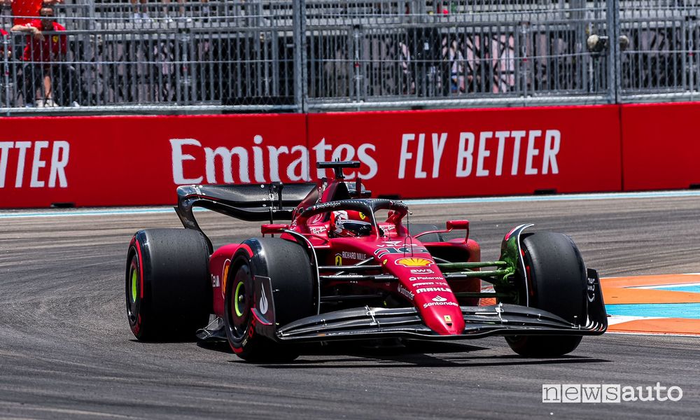 Qualifying F1 Gp Miami 2022 Ferrari pole Charles Leclerc