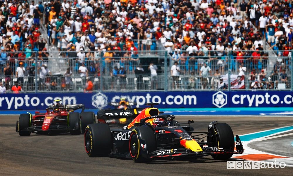 Gp di Spagna F1 2022 duello Red Bull Ferrari