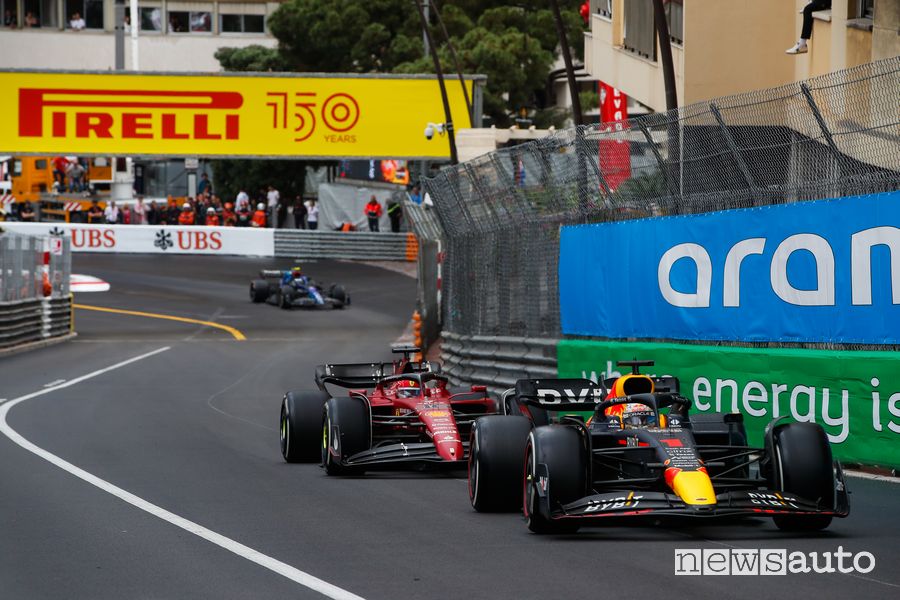 F1 Gp Monaco 2022 Red Bull Verstappen Ferrari Leclerc