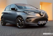 Vista di profilo nuova Renault Zoe