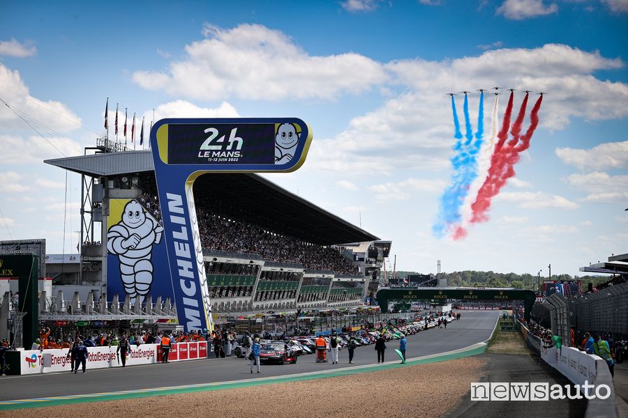 Partenza 24 Ore di Le Mans 2022