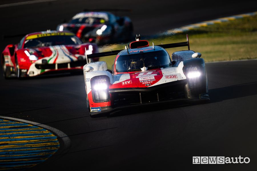 24 Hours of Le Mans 2022 Toyota GR010 Hybrid # 8 by Buemi / Nakajima / Hartley