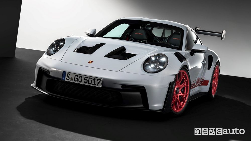 Vista di profilo Porsche 911 GT3 RS