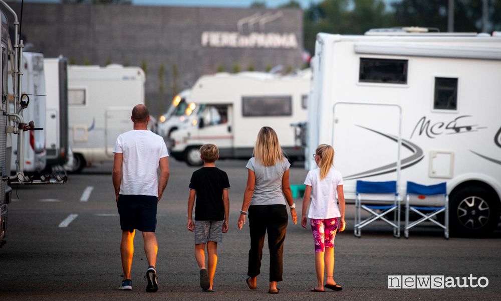 Camper in vendita al Salone di Parma