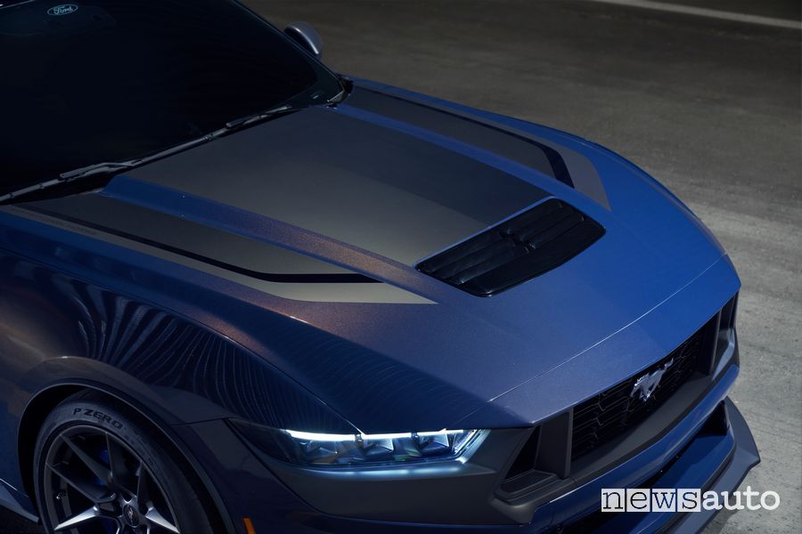 Ford Mustang Dark Horse front hood vent