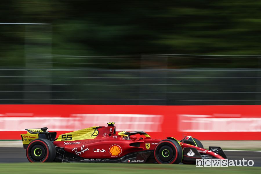 Livrea Ferrari F1 a Monza