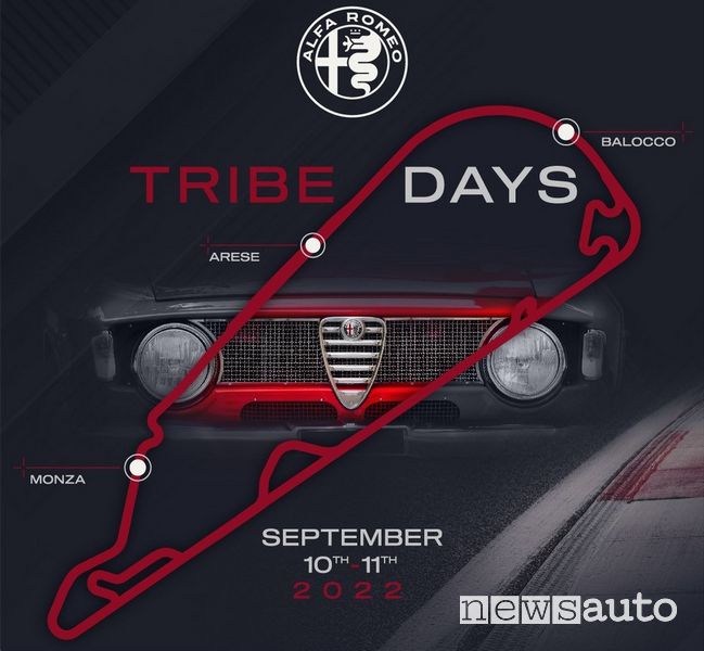 Locandina Tribe Days Alfa Romeo