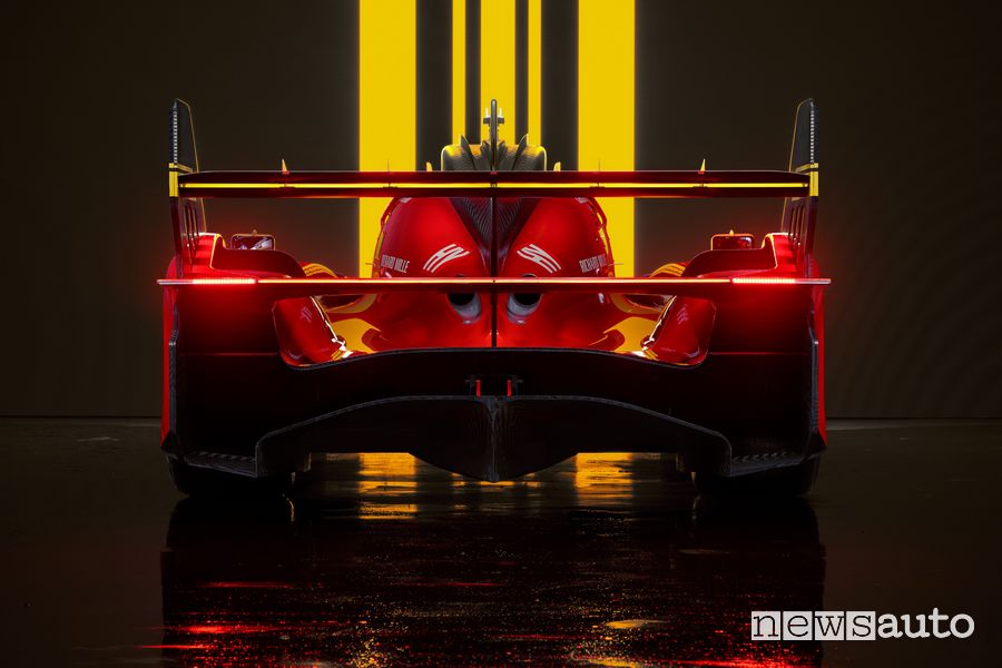 Alettone posteriore Ferrari 499P Hypercar Le Mans