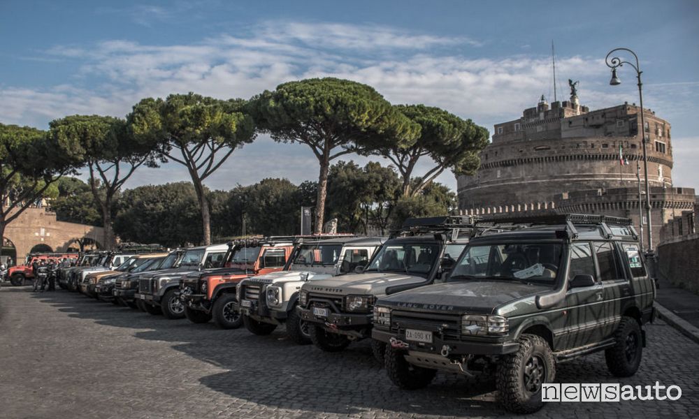 Auto storiche fuoristrada Land Rover a Roma ZTL Fascia Verde