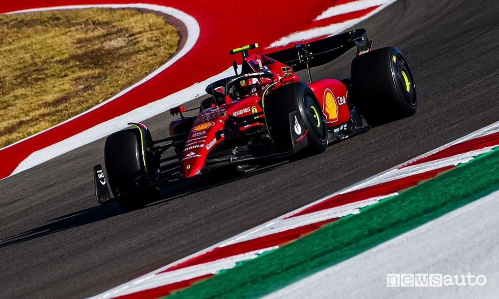 Qualifiche F1 Gp USA 2022 pole Ferrari Sainz