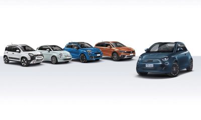 Nuova gamma Fiat per Panda, 500 elettrica, Tipo, 500 e 500X