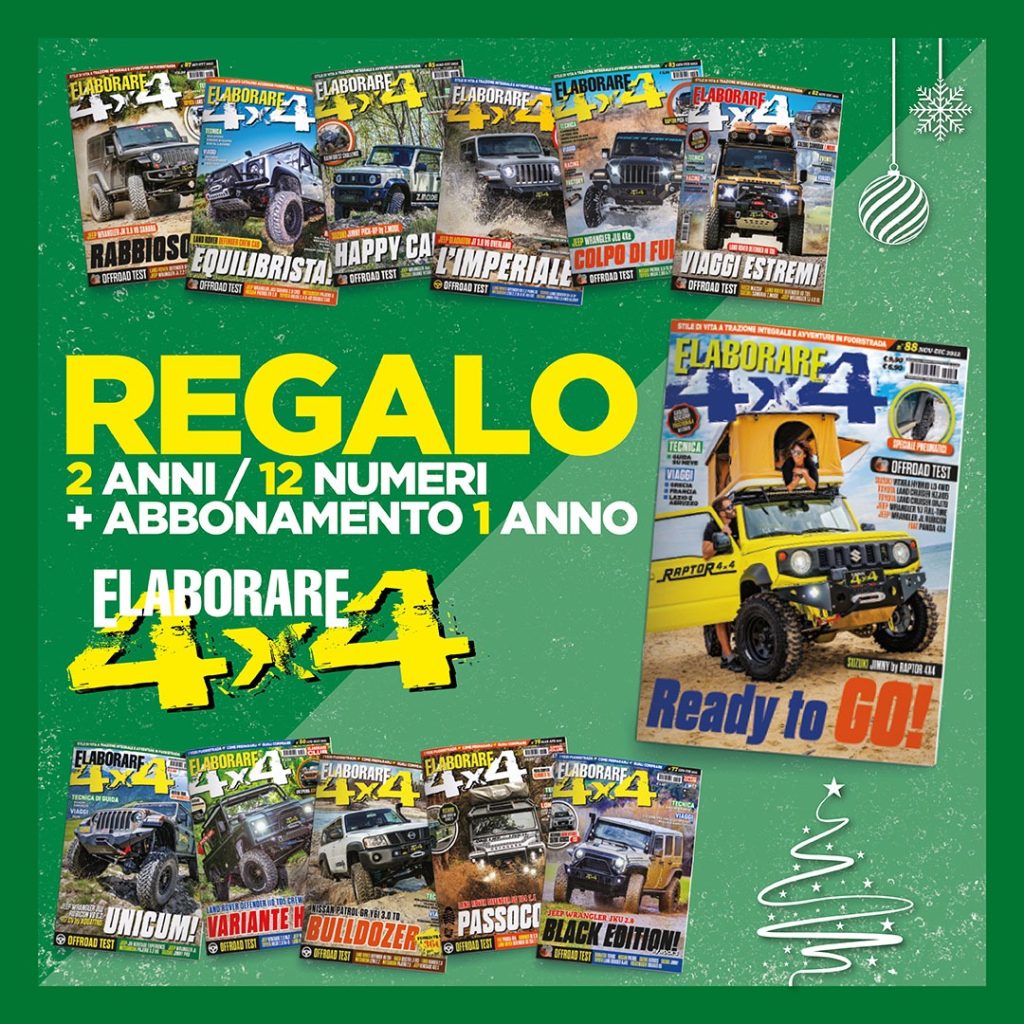 Regalo UOMO magazine auto fuoristrada off road viaggi ed escursioni in 4x4
