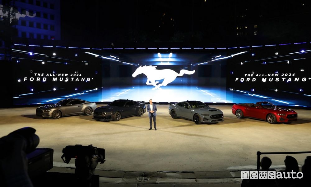 Nuova Ford Mustang al Salone di Detroit 2022