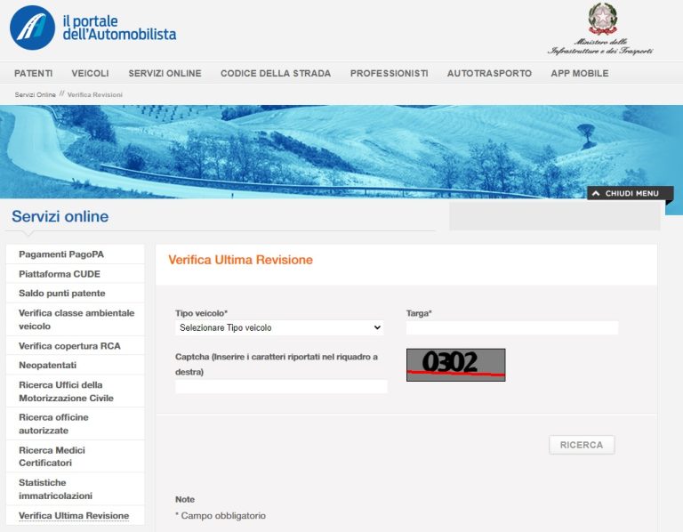 Controllo revisione auto, come verificare la data della scadenza