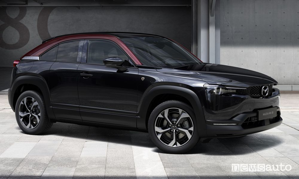Mazda MX-30 e-Skyactiv R-EV elettrica con motore rotativo Edition R