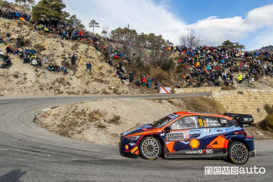 WRC Rally Monte Carlo 2023 Hyundai Thierry Neuville