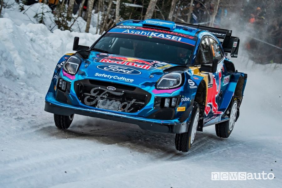 Ott Tänak ha vinto il Rally di Svezia 2023 con la Ford Puma Rally1