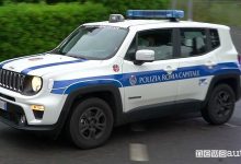 Jeep Renegade 4xe alla Polizia Locale di Roma