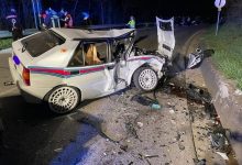 Lancia Delta Integrale incidente