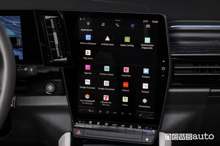 Nuovo Renault Espace display infotainment OpenR