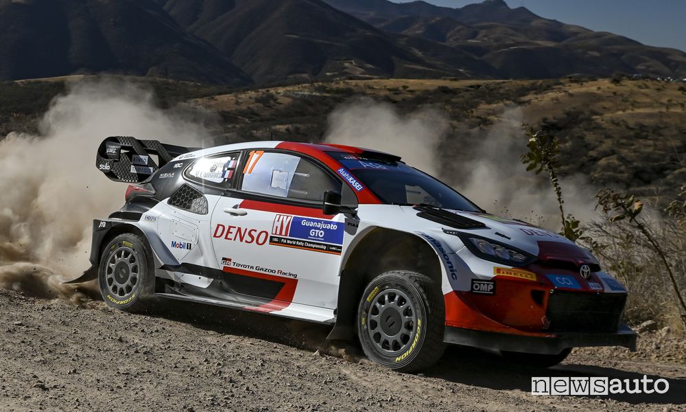 Sebastien Ogier (Toyota) ha vinto il Rally del Messico 2023