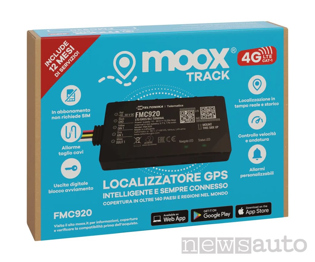 MOOX tracker GPS