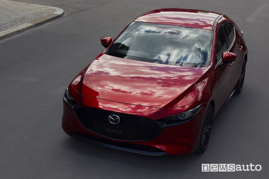 Mazda3 2024 Soul Red Crystal frontale