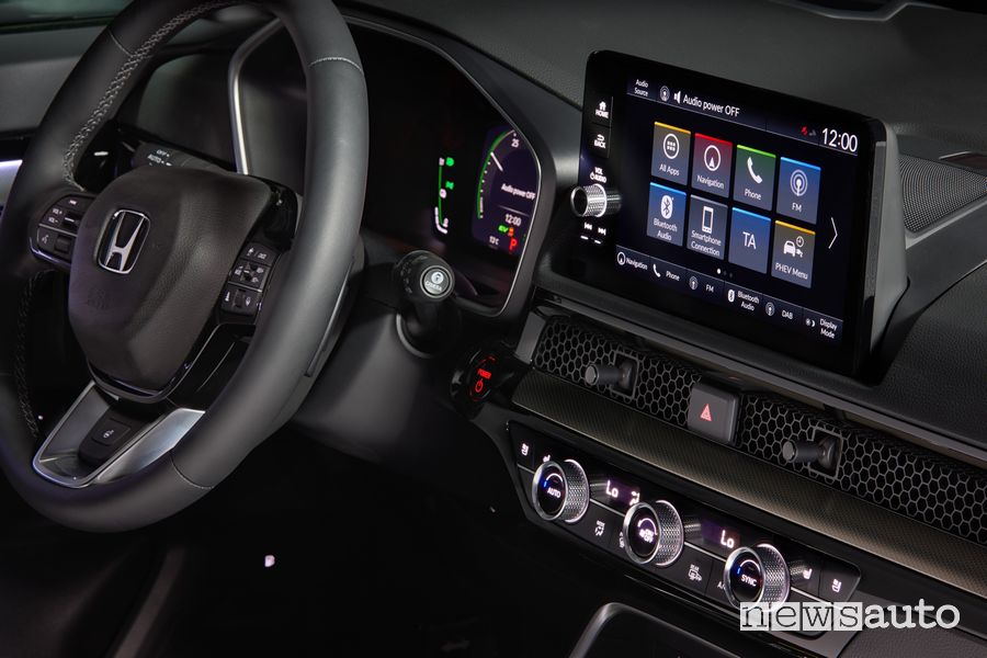 Nuova Honda CR-V 2023 e:HEV display infotainment