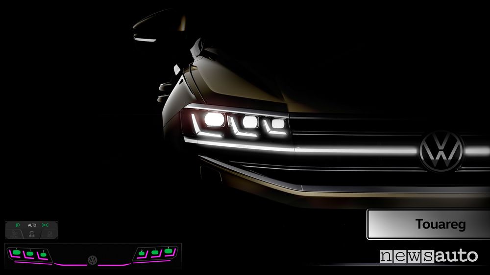 Volkswagen Touareg fari IQ.Light HD LED matrix