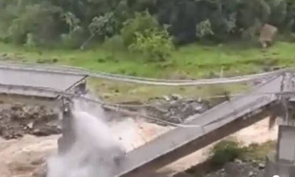 Crollo ponte in Calabria Sila-Mate statale 177