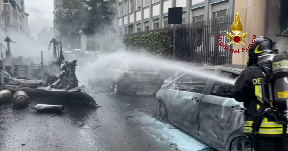 incendio a Milano zona Porta Romana
