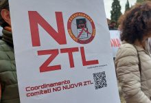 Protesta contro la ZTL Fascia Verde a Roma