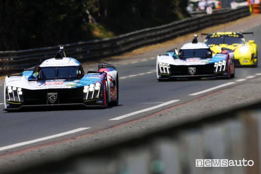 Peugeot 9x8 alla Le Mans 2023 dal 10° e 11° posto