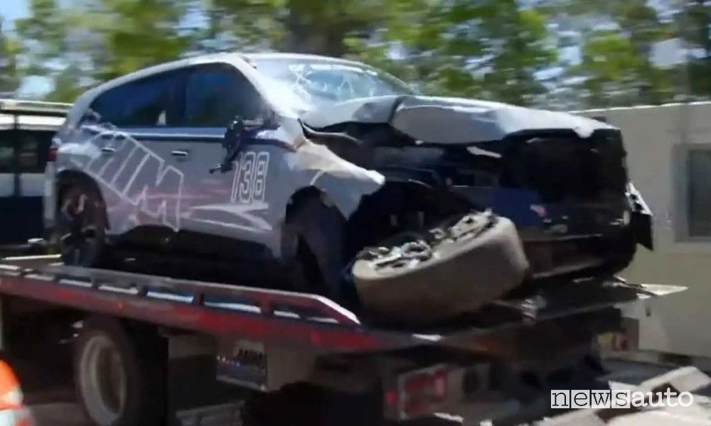 Incidente BMW alla Pikes Peak 2023