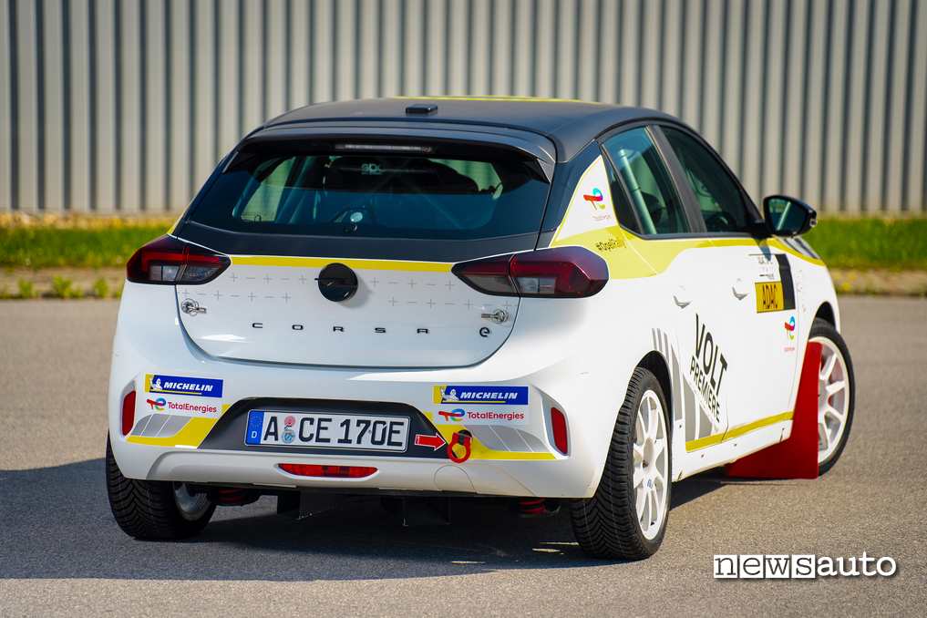 Opel Corsa-e Rally posteriore