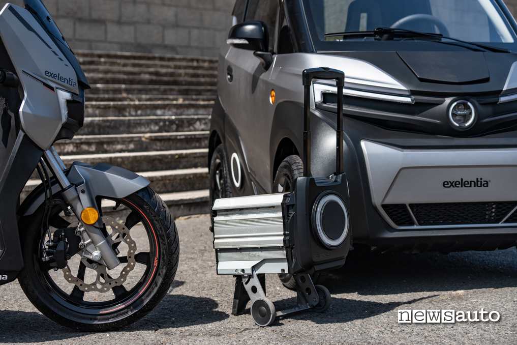 Silence S04 carrello batteria microcar elettrica