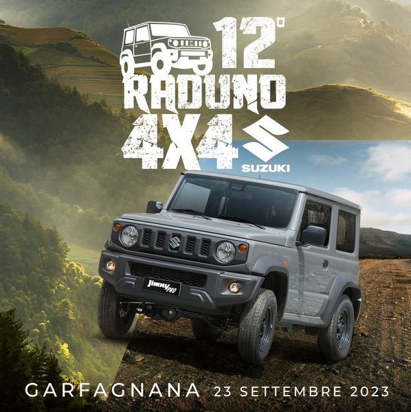 Locandina Raduno Suzuki 4x4 2023 in Toscana