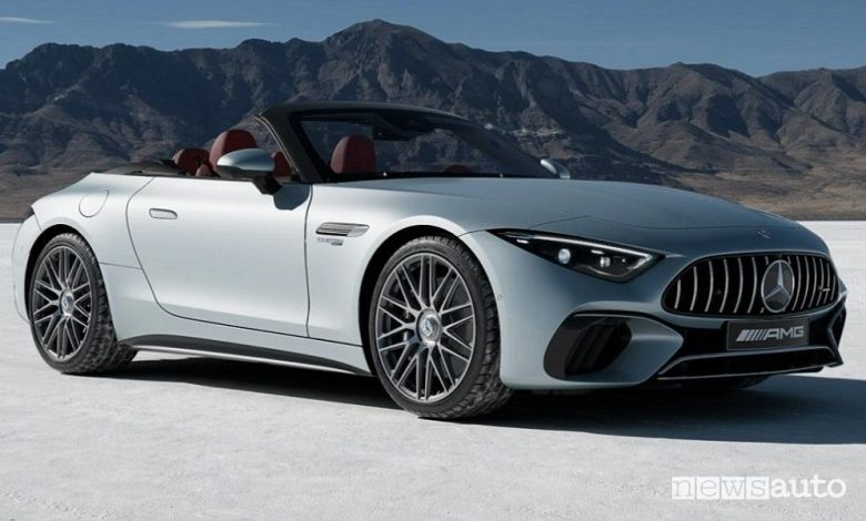 Mercedes-AMG SL 55 Tribute Edition Argento High-Tech Magno