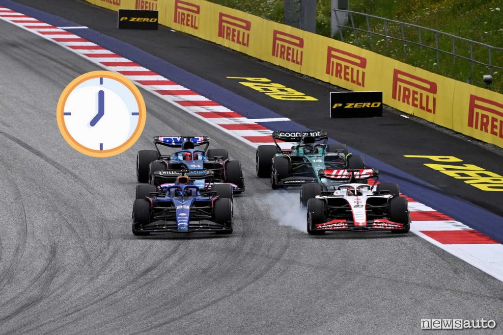Prove libere, qualifiche e gare in F1 seguono orari stabiliti un anno prima.