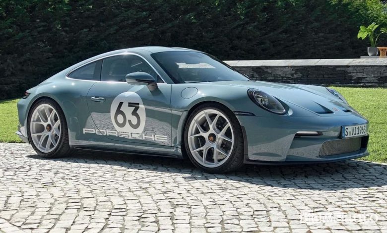 Porsche 911 S/T Heritage Design Package anteriore 3/4