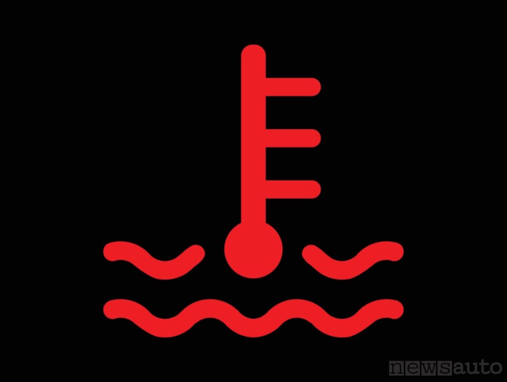 Spia temperatura raffreddamento